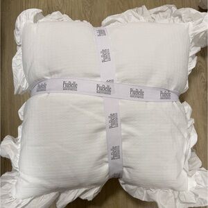 Piubelle White Eurosham Pillow - Made in Portugal